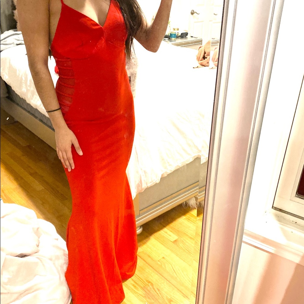 Red dress